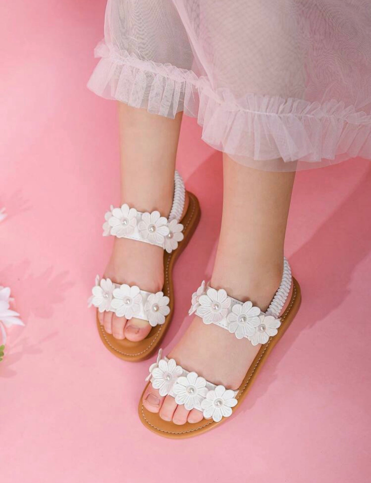 Pearl Flower Sandal - New Arrival