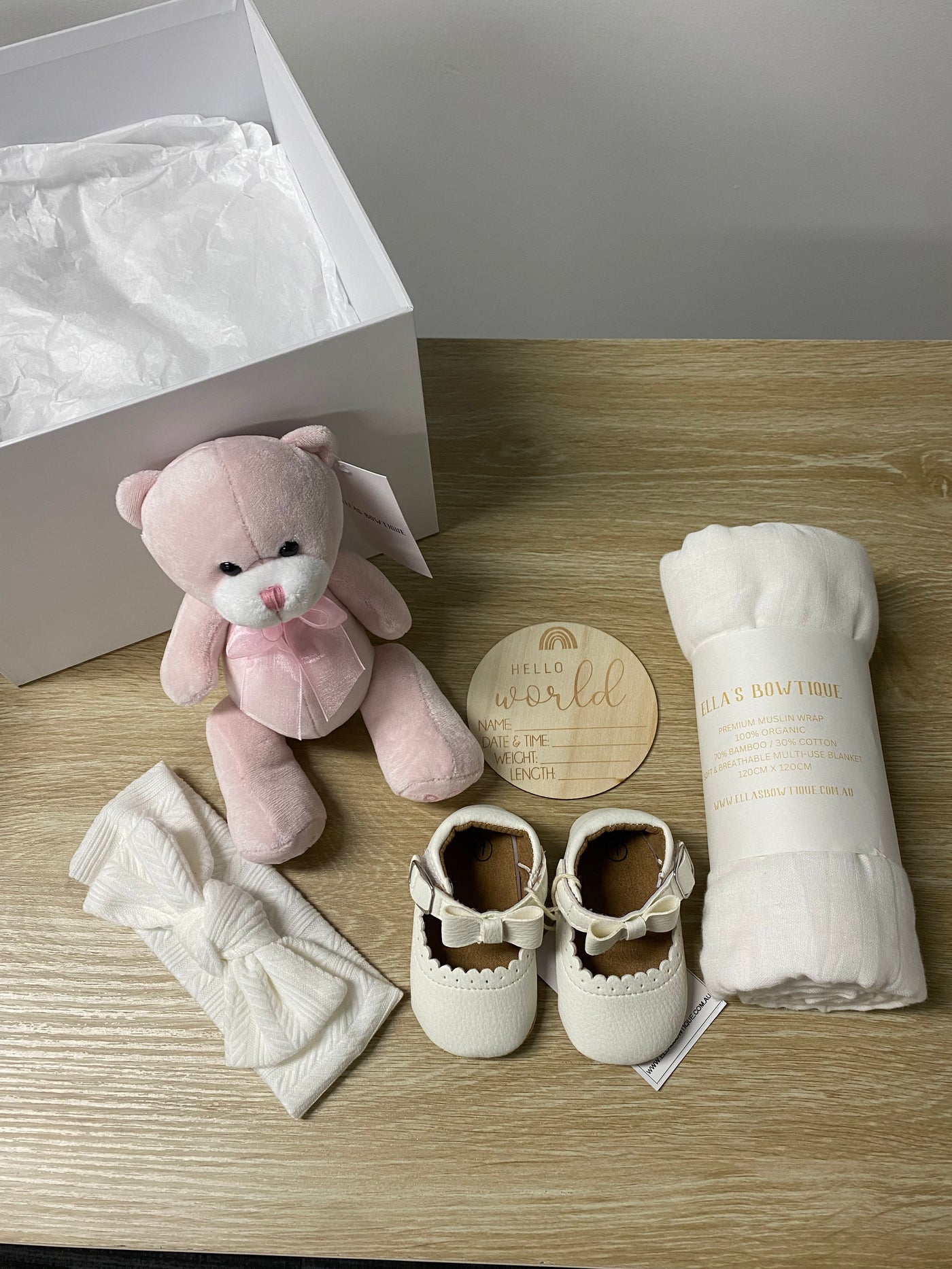 Ivy White Baby Gift Box